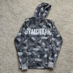 Men’s grey Gymshark lightweight hoodie Size M